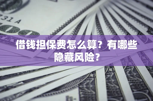 北京借钱担保费怎么算？有哪些隐藏风险？