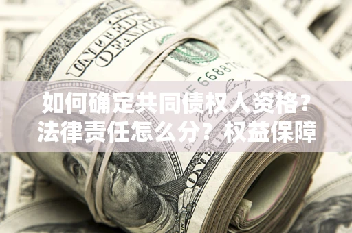 北京如何确定共同债权人资格？法律责任怎么分？权益保障技巧揭秘！