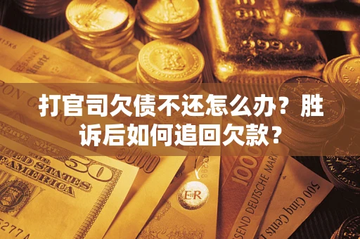 北京打官司欠债不还怎么办？胜诉后如何追回欠款？