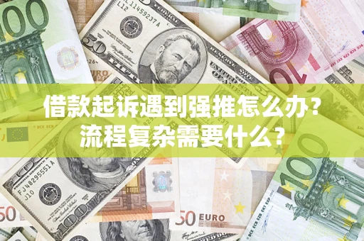 北京借款起诉遇到强推怎么办？流程复杂需要什么？