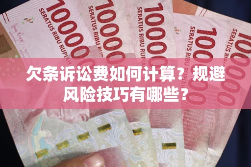 北京欠条诉讼费如何计算？规避风险技巧有哪些？