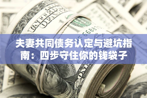 北京夫妻共同债务认定与避坑指南：四步守住你的钱袋子